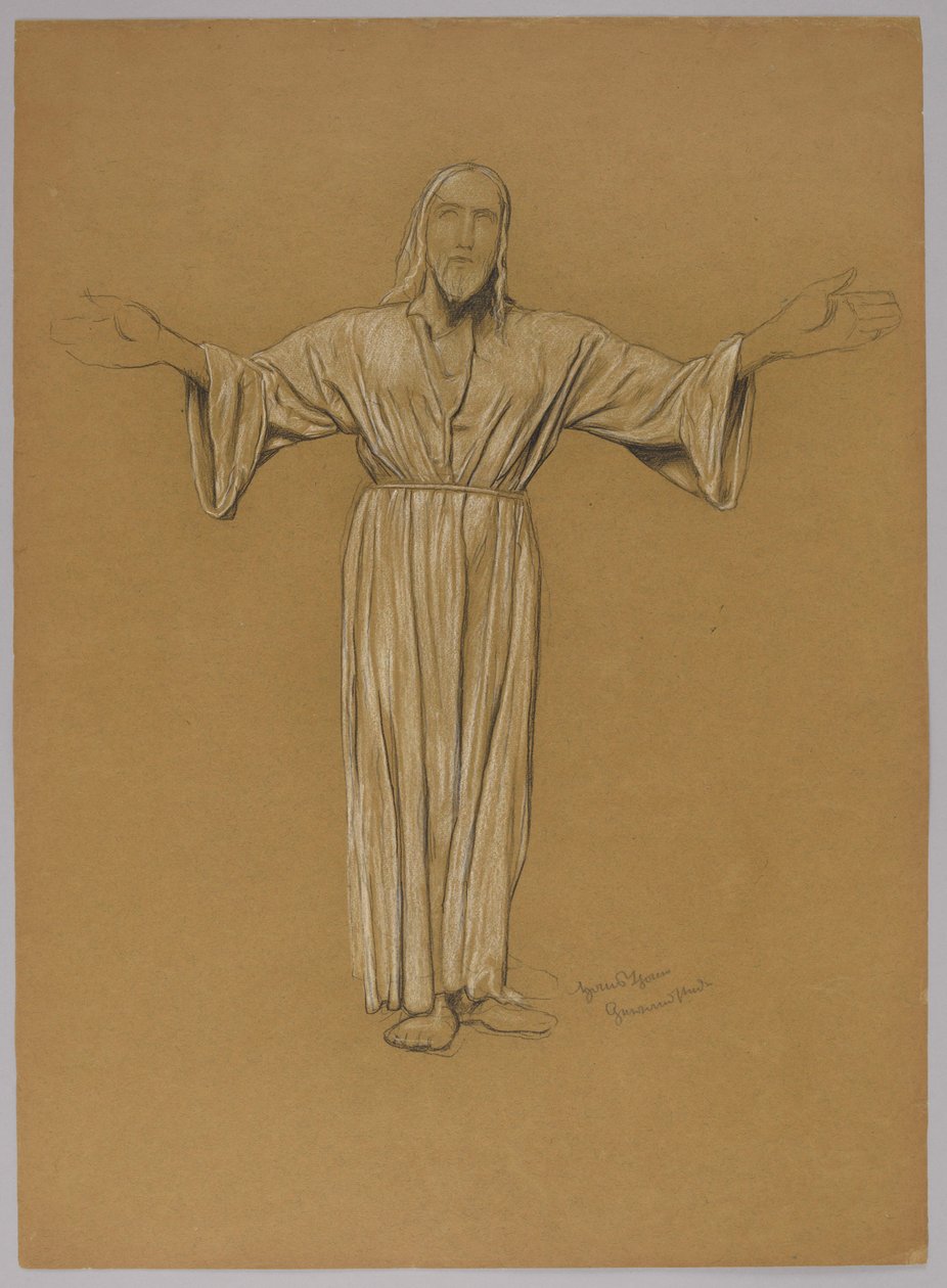 Estudo da figura de Cristo de Hans Thoma