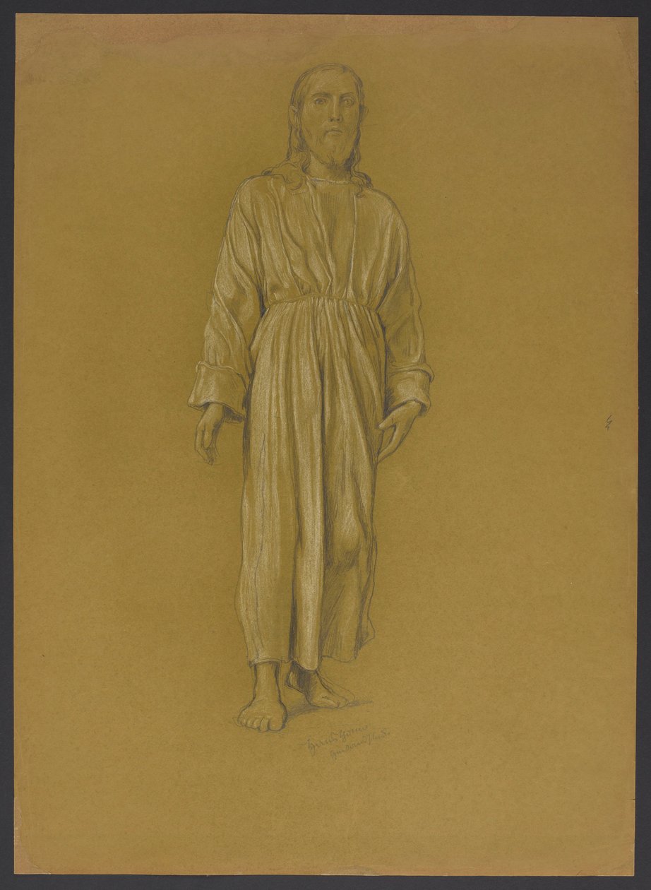 Estudo da figura de Cristo de Hans Thoma