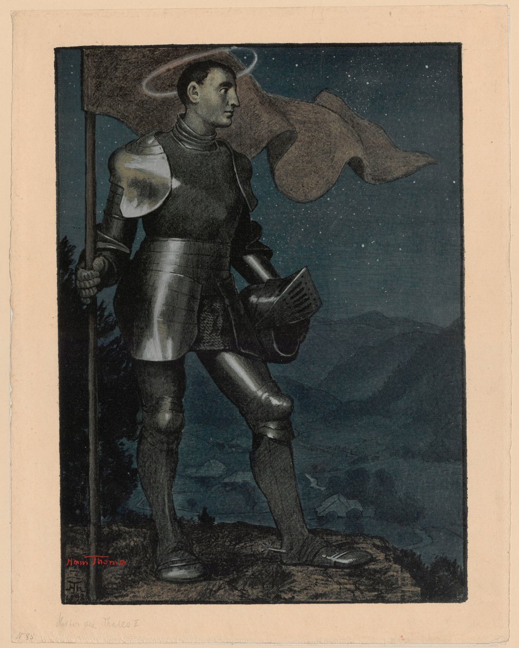 Guardião do Vale II de Hans Thoma