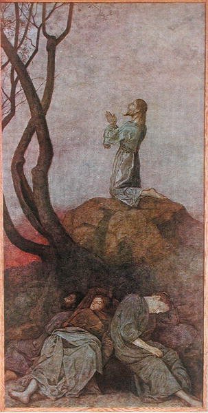 A Agonia no Jardim, ilustração de 
