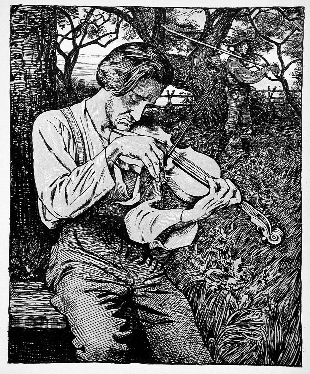O tocador de rabeca de Hans Thoma