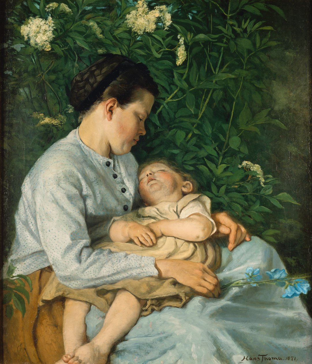 Debaixo do sabugueiro de Hans Thoma