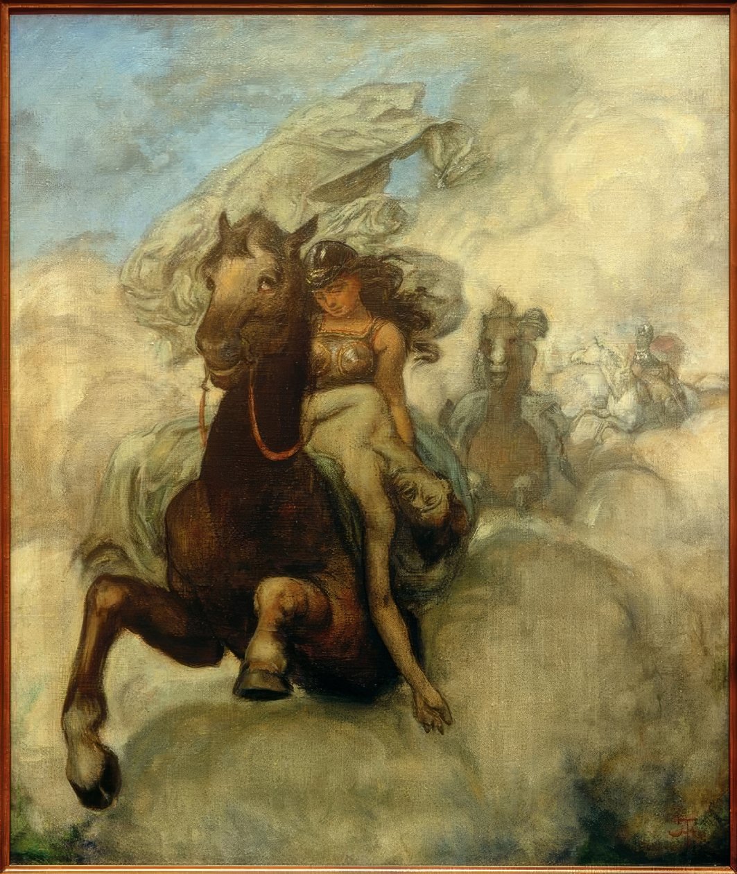 Cavalgada das Valquírias de Hans Thoma