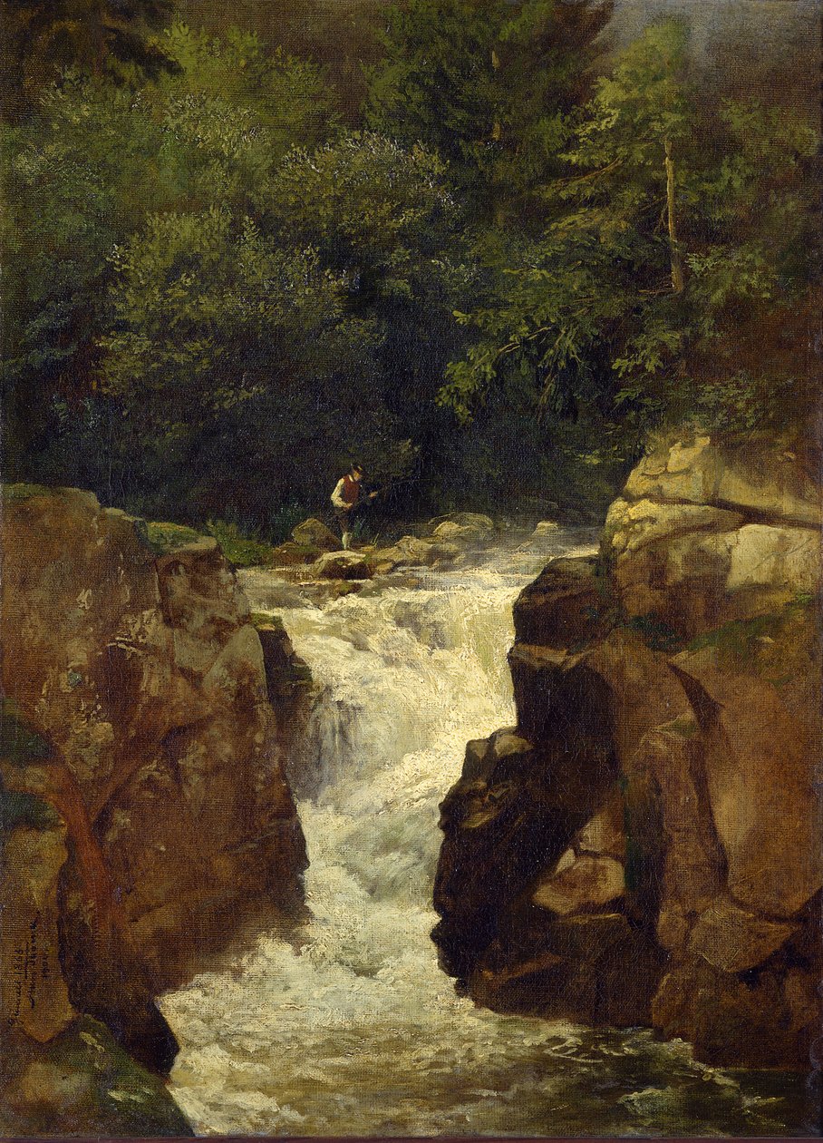 Cascata perto de Sankt Blasien de Hans Thoma