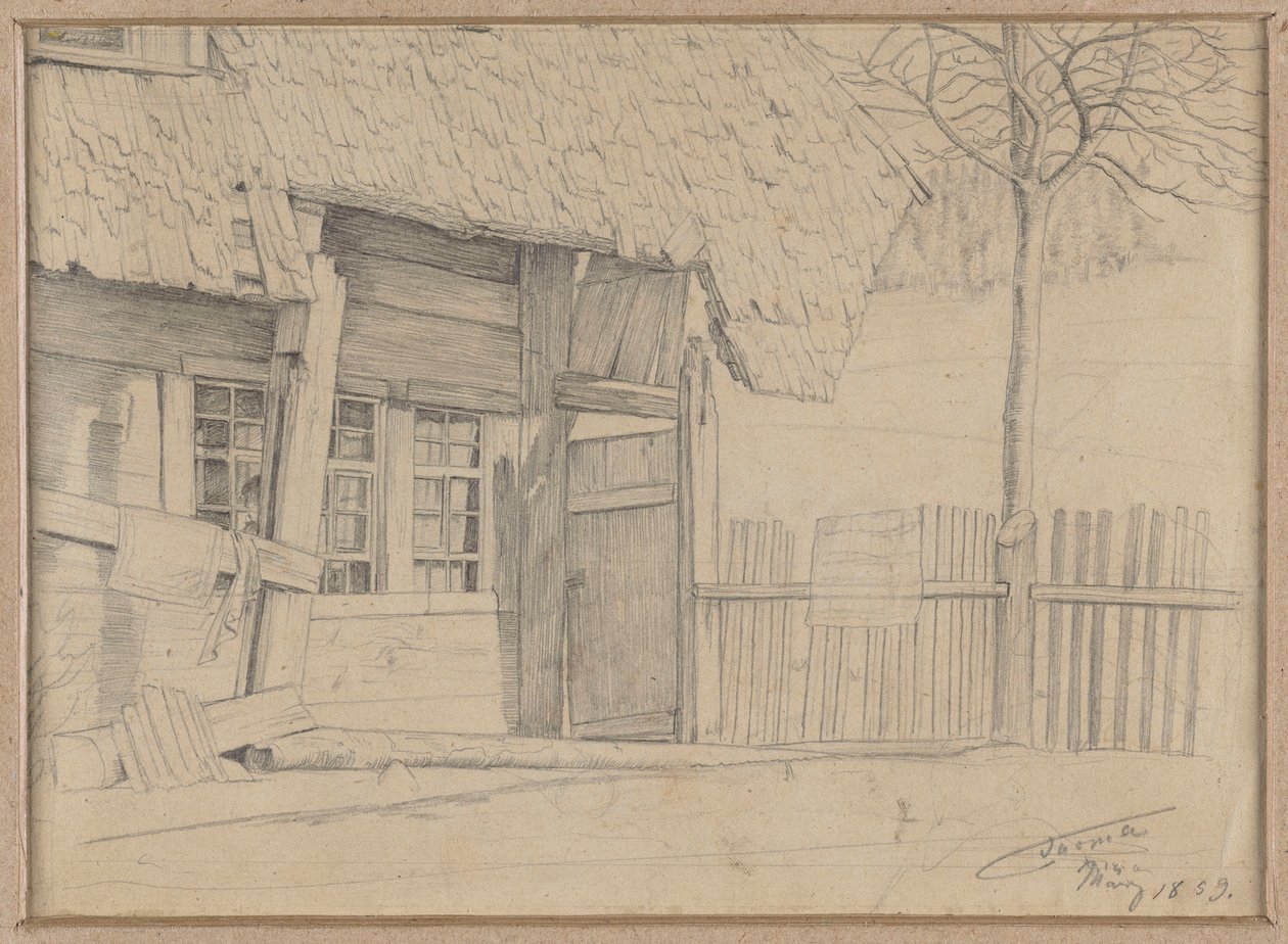 Quinta rural em Bernau de Hans Thoma