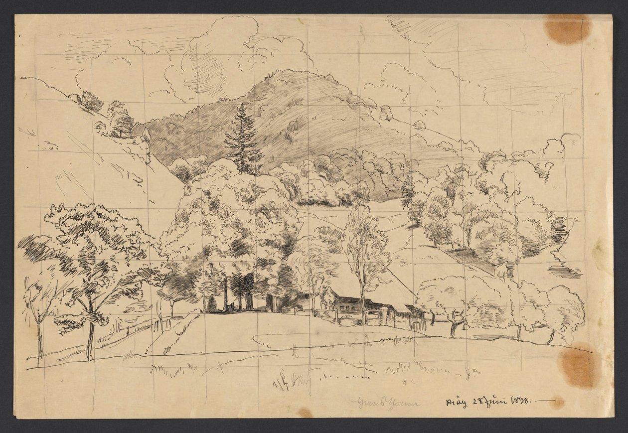 Quinta rural em Präg, na Floresta Negra de Hans Thoma