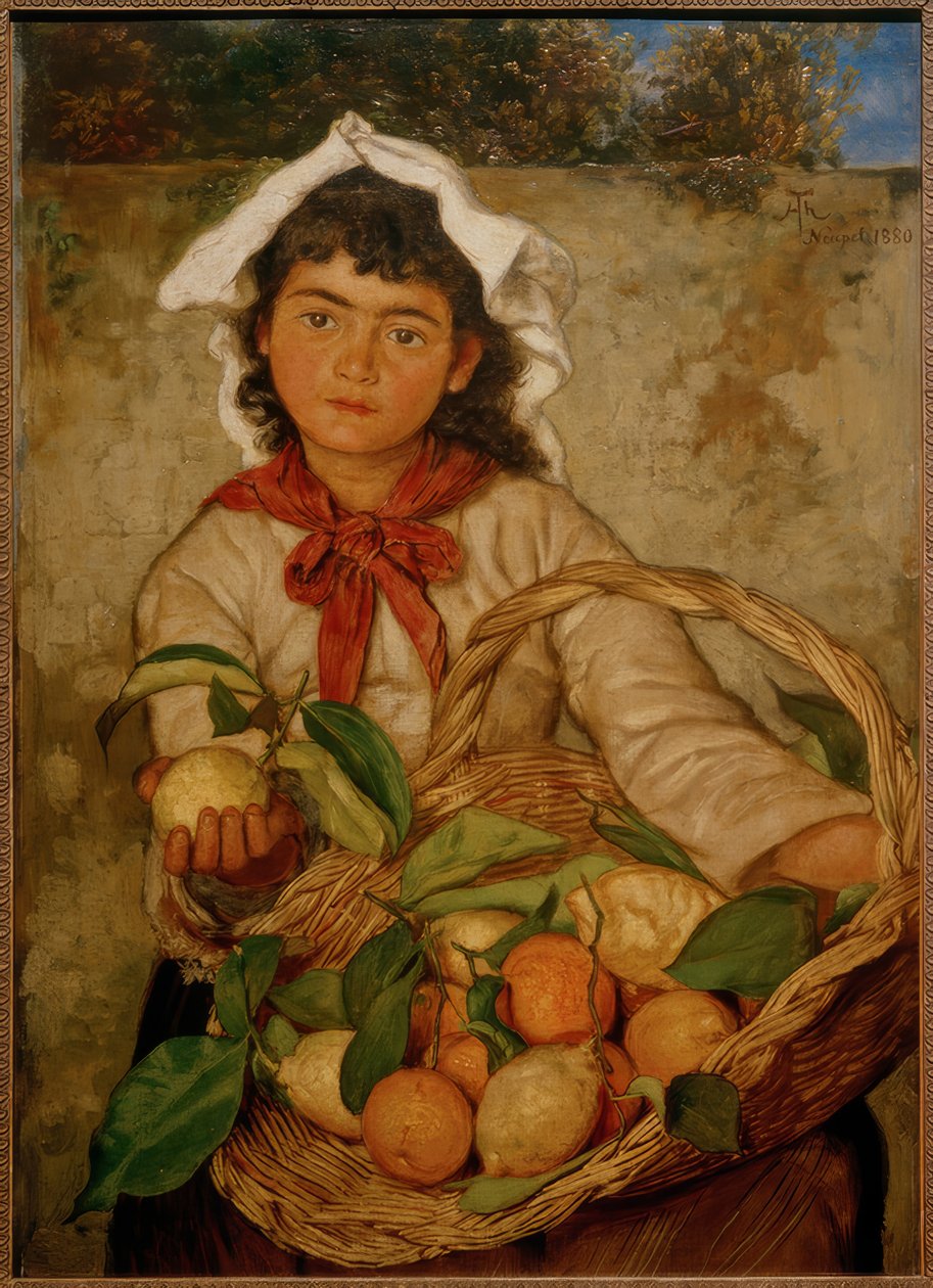 vendedor de limão de Hans Thoma