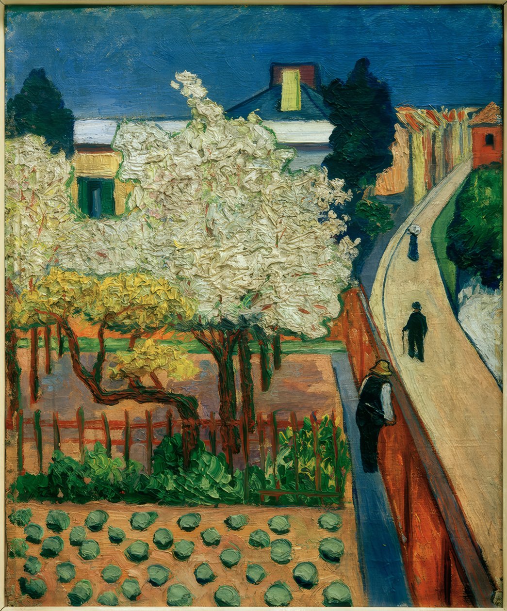 Árvores frutíferas com flores (Endenich) de Hans Thuar