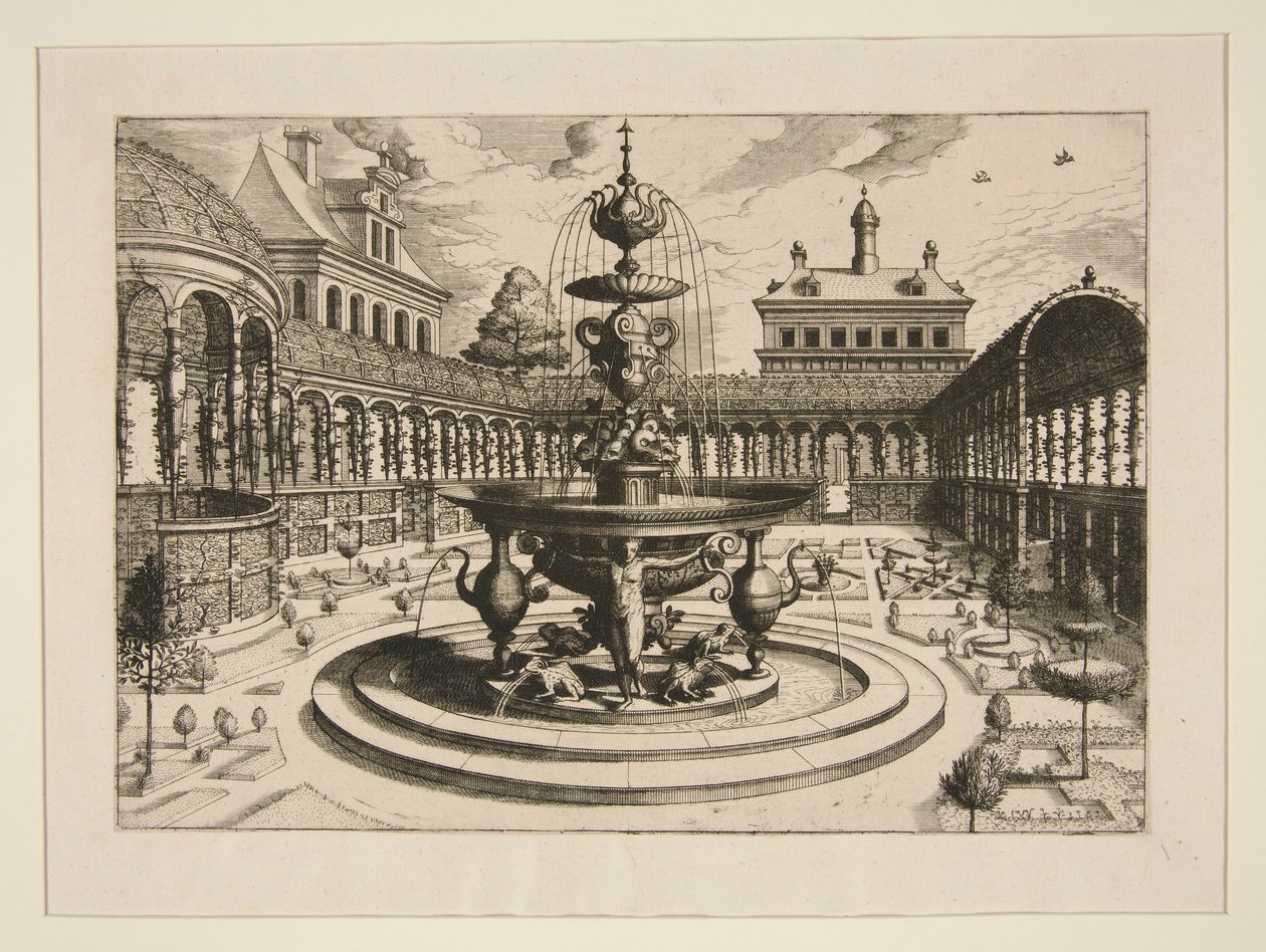 Uma fonte de Hans Vredeman de Vries