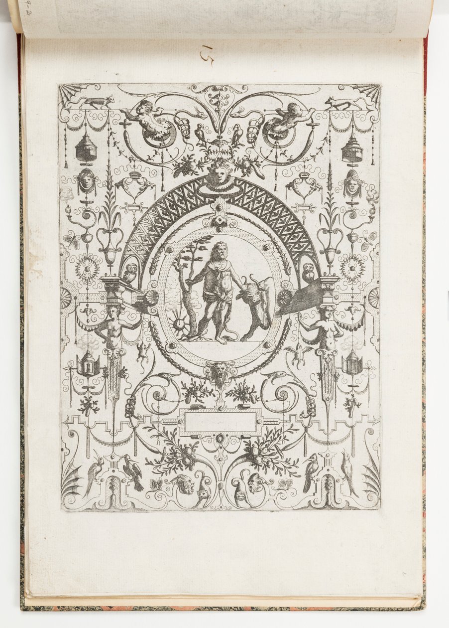 Placa 15, de Grotteßco de várias maneiras (Vários grotescos) de Hans Vredeman de Vries