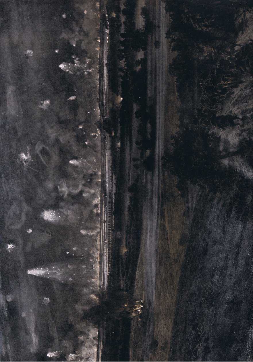 A terceira Batalha de Champagne: bombardeio de artilharia a oeste do Argonnes, setembro de 1915, ilustração de Hindenburg publicada por Daterlandischer Derlag C U Weller Berlin de Hans W. Schmidt