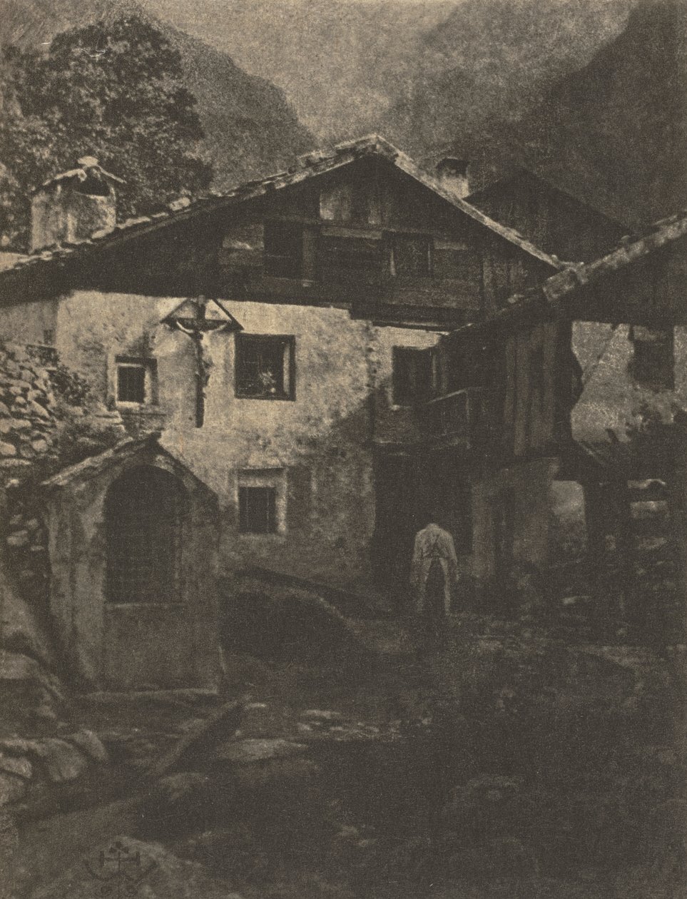 Trabalho de câmera: um canto da vila de Hans Watzek