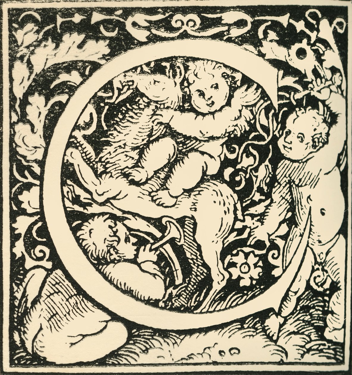 C - Um alfabeto de Hans Weiditz, c1520-1521, 1908. de Hans Weiditz