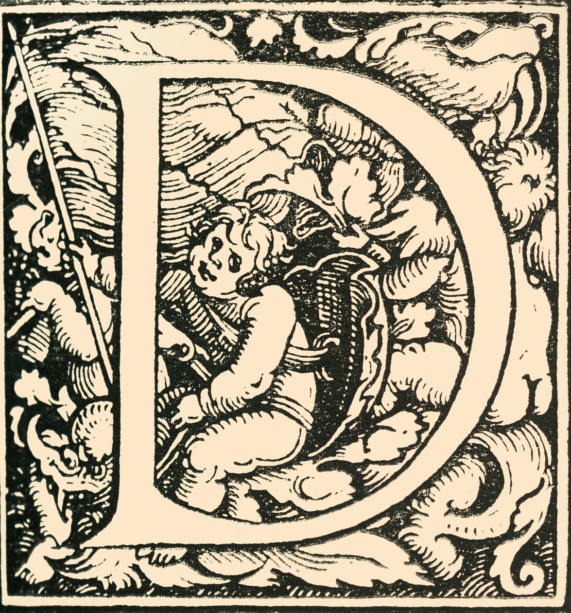 D - Um alfabeto de Hans Weiditz, c1520-1521, 1908. de Hans Weiditz
