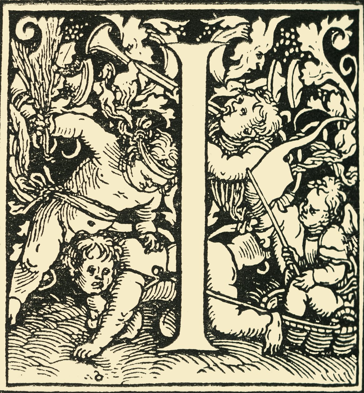 I - Um alfabeto de Hans Weiditz, c1520-1521, 1908. de Hans Weiditz