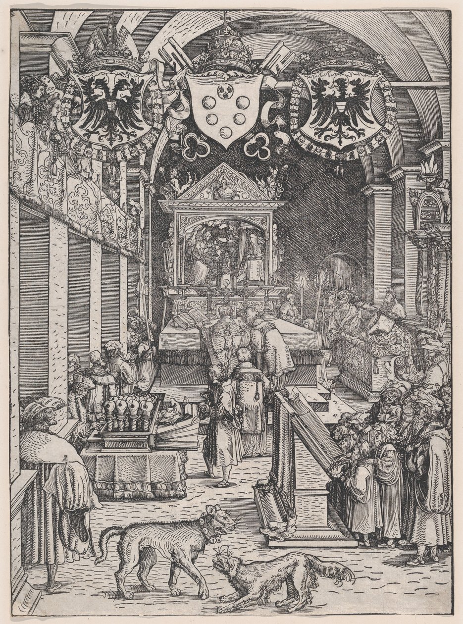 Missa de Audiência de Maximiliano I, c. 1515. de Hans Weiditz