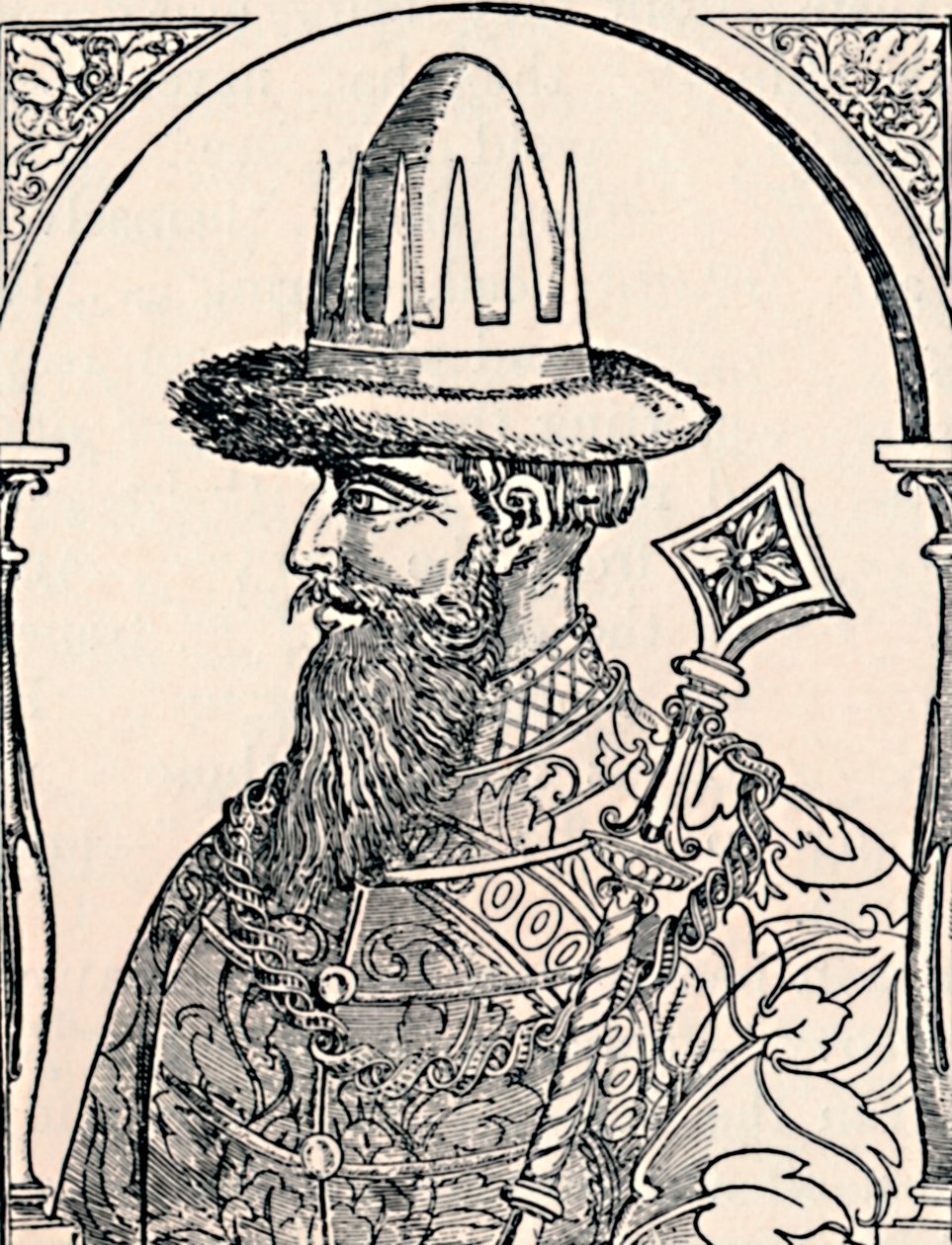 O czar Ivan, o Terrível, 1590, 1903 de Hans Wengel