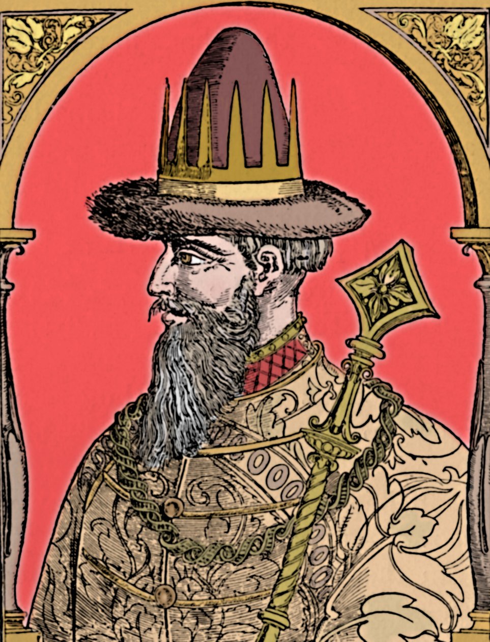O czar Ivan, o Terrível, 1590, 1903 de Hans Wengel