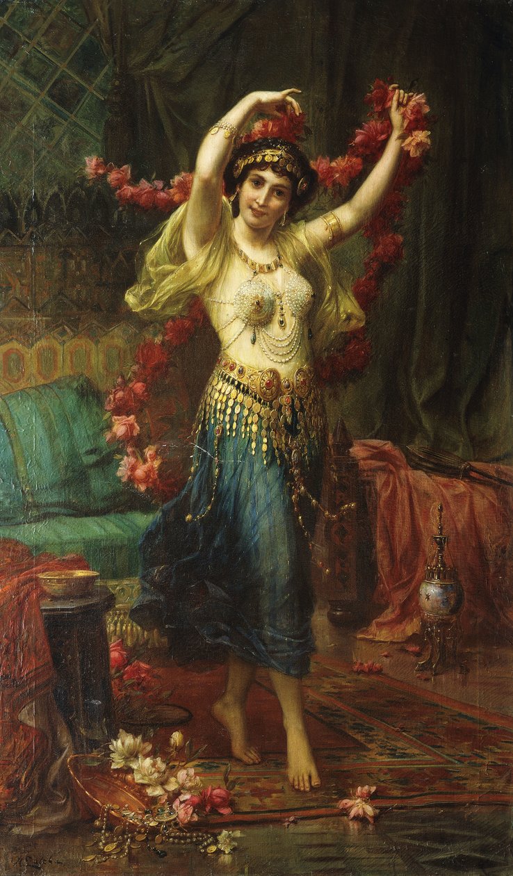 Uma odalisca de Hans Zatzka