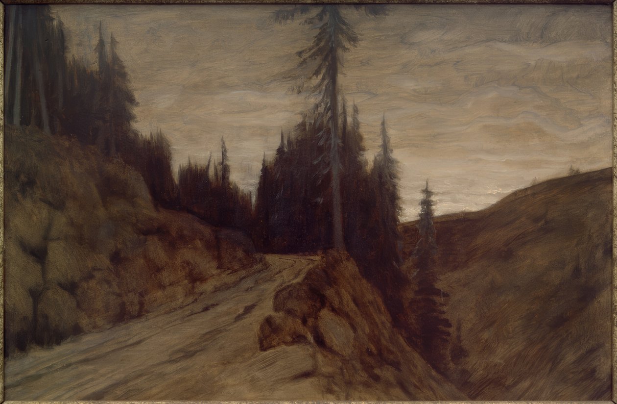 Abeto ao anoitecer de Hans am Ende