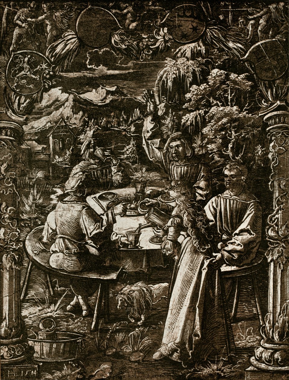 Visão de vidro de Hans the Younger Leu