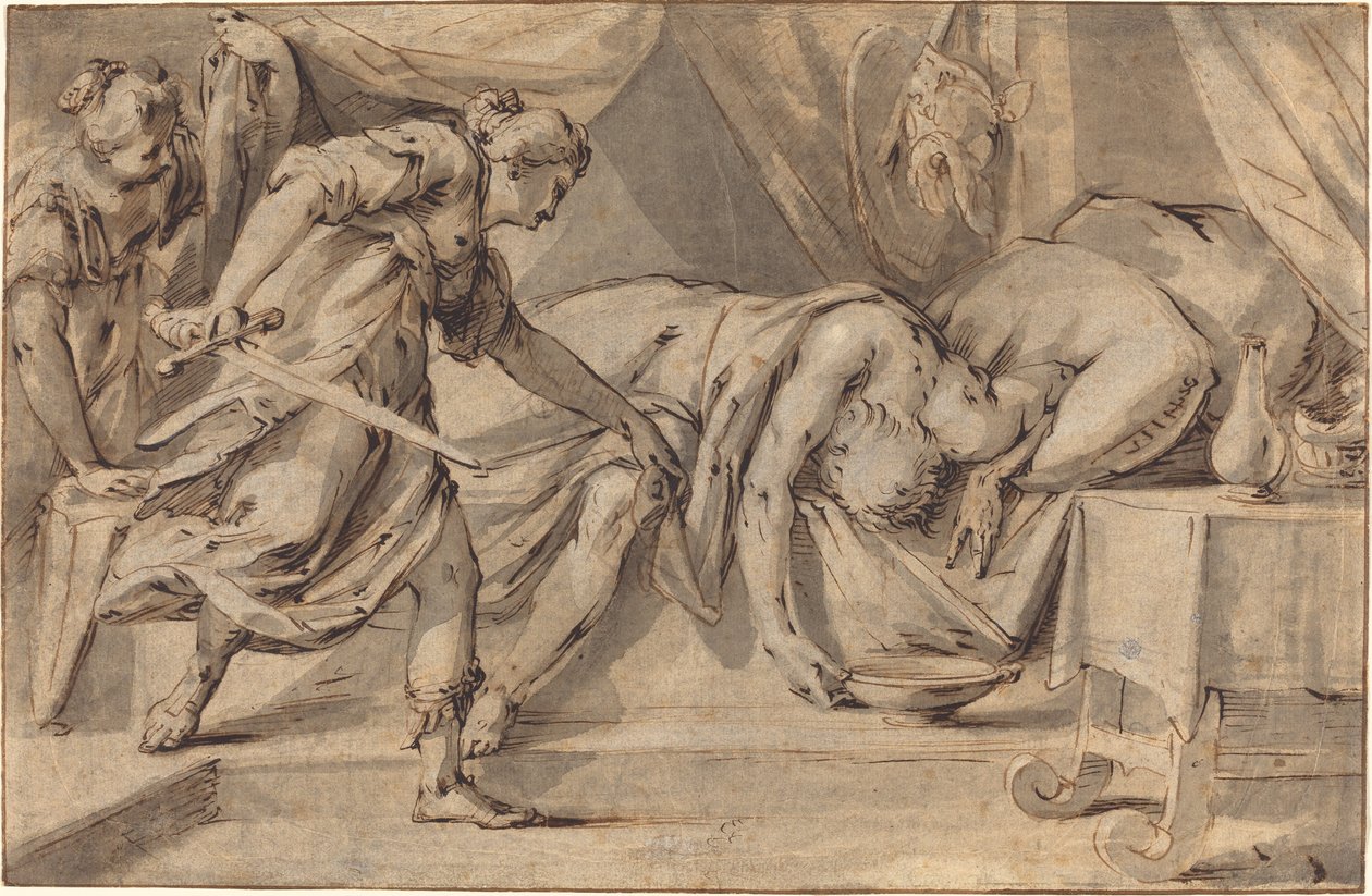 Judite e Holofernes de Hans von Aachen