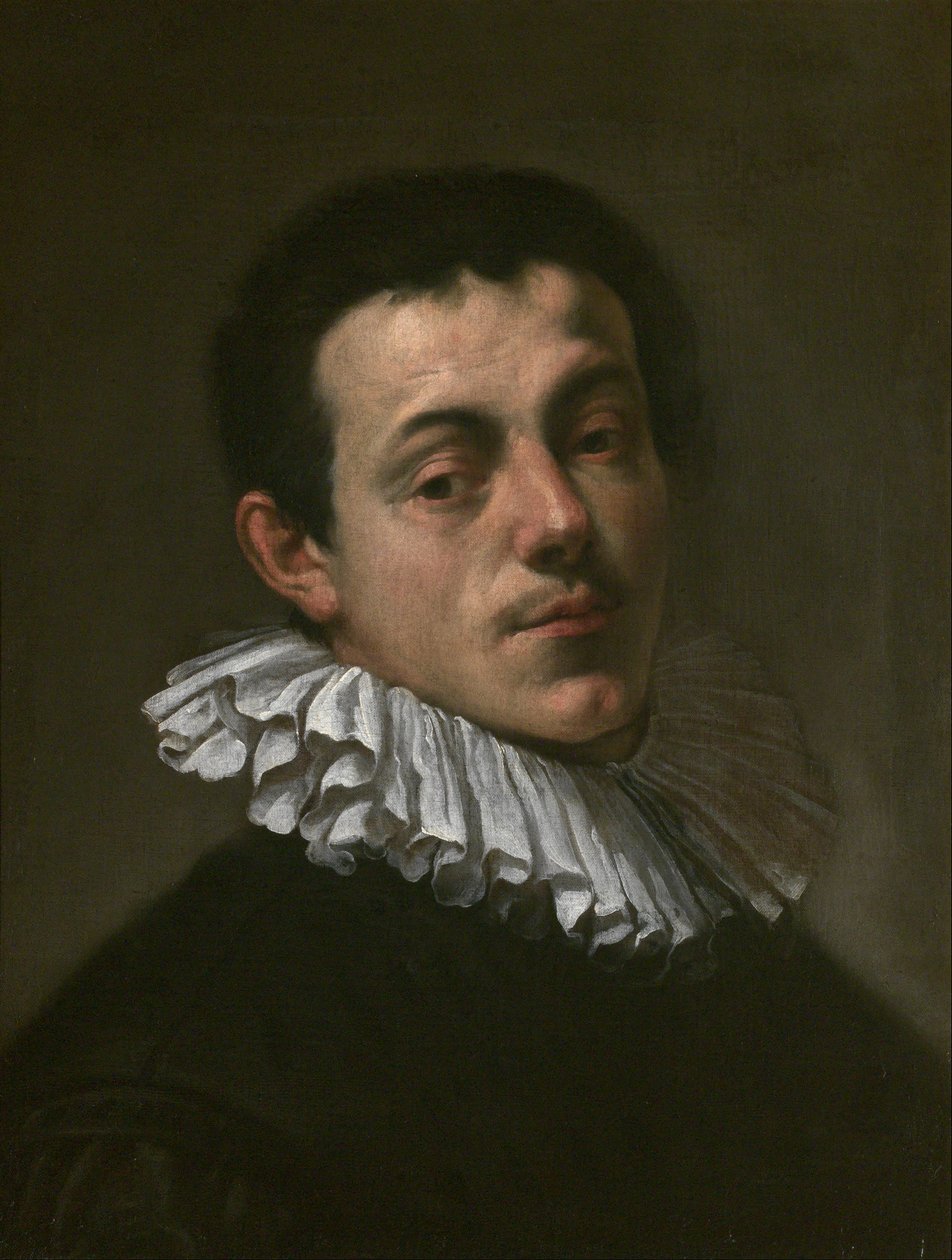 Retrato do pintor Josef Heintz de Hans von Aachen