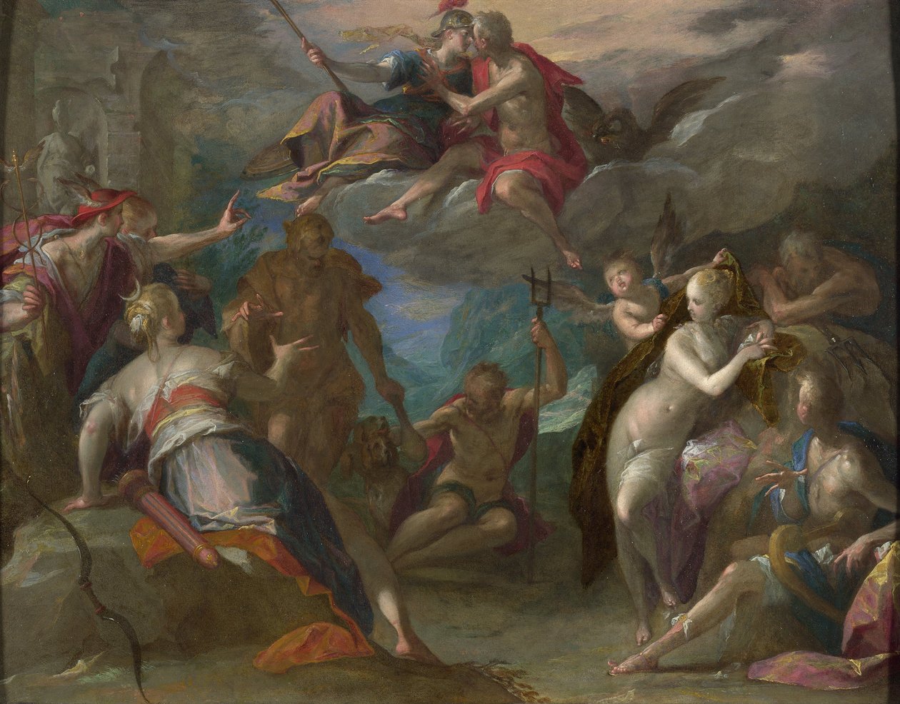 O Espanto dos Deuses () de Hans von Aachen
