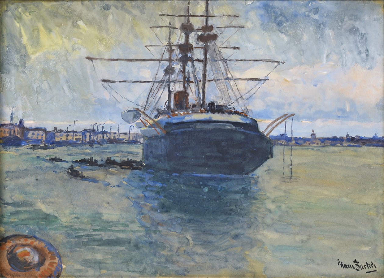 Hans von Bartels - Três mestres no porto de Hans von Bartels