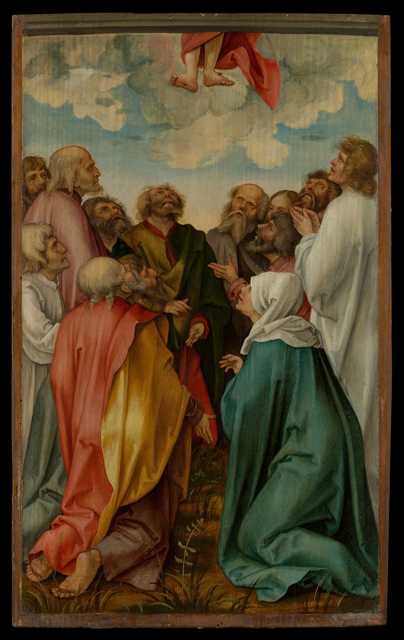 A Ascensão de Cristo, 1513. de Hans von Kulmbach