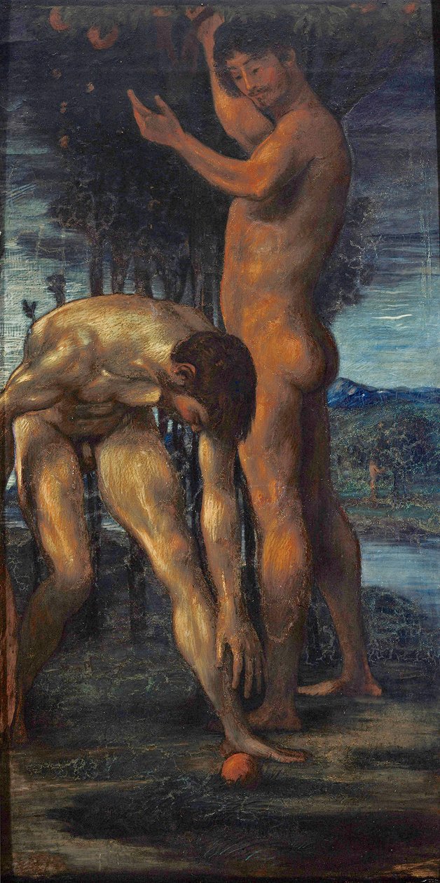 Dois nus masculinos de Hans von Marées