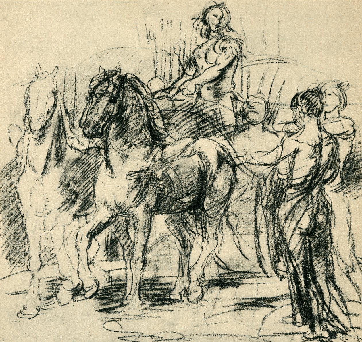 Carruagem, c1880, 1943. de Hans von Marées