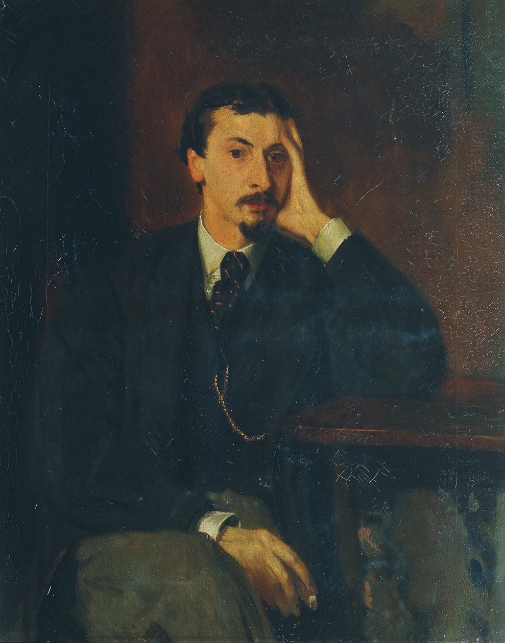 O poeta e filósofo Gotthard Oswald Marbach de Hans von Marées