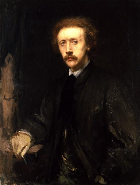 Retrato de Konrad Knoll (1829-1899), c.1863-64 de Hans von Marées
