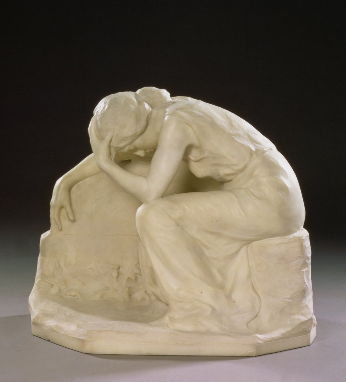 Amante Deserta, 1904 (mármore) de Harald Sorensen Ringi