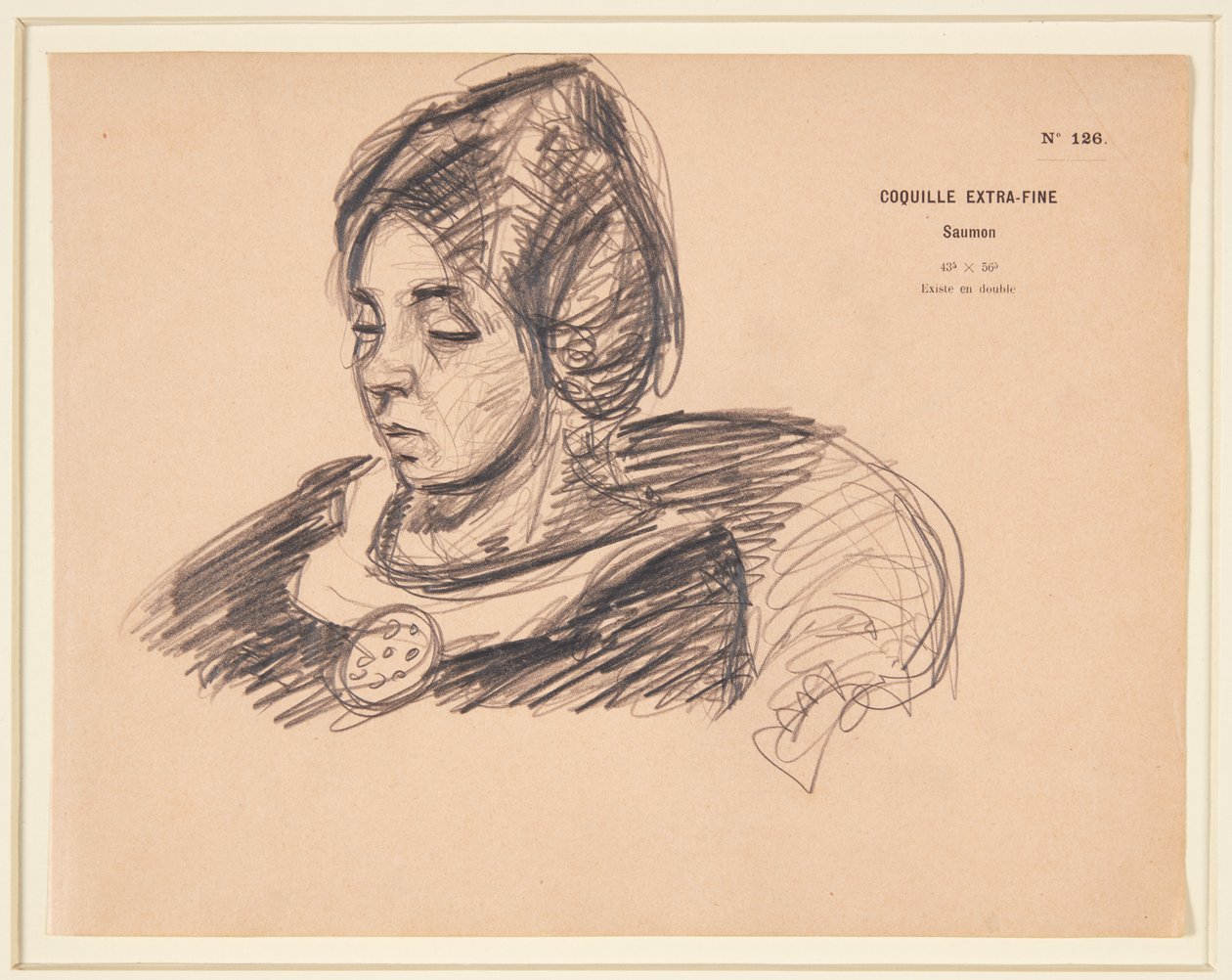 A irmã do artista, Anna Giersing de Harald Giersing