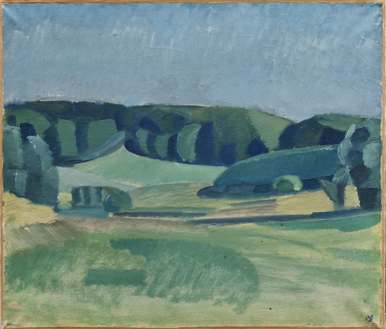 Paisagem perto de Bistrup de Harald Giersing
