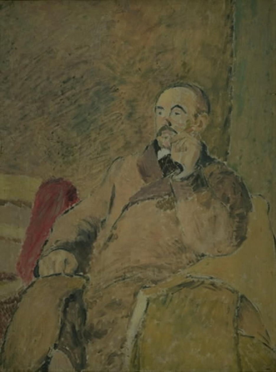 Retrato do pai do artista de Harald Giersing