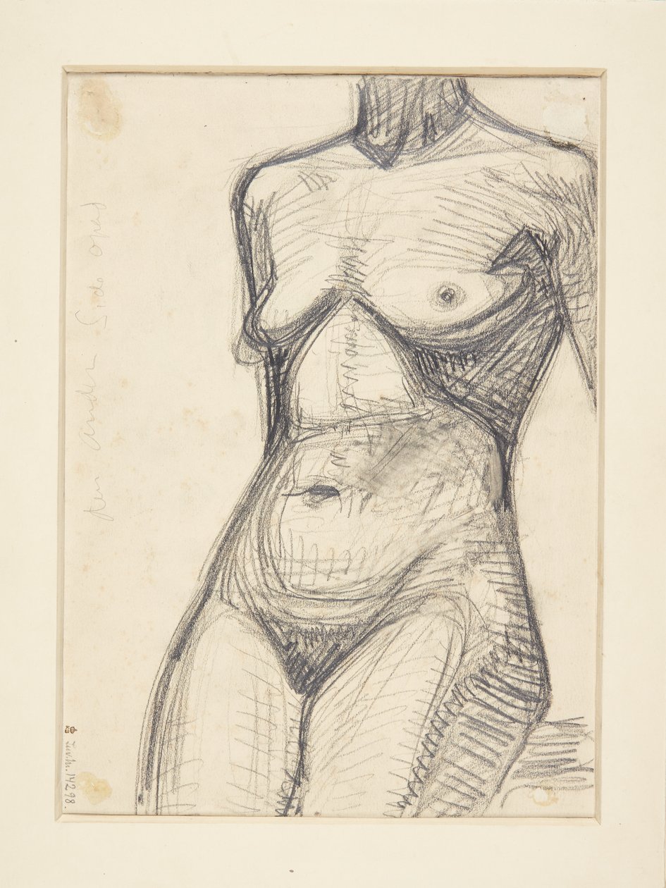 Torso do modelo feminino de Harald Giersing