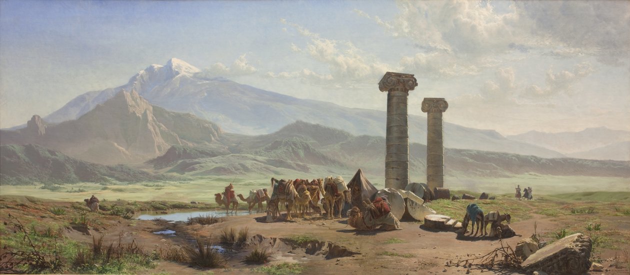 A planície da Lídia perto de Sardes, Ásia Menor (Turquia) de Harald Jerichau