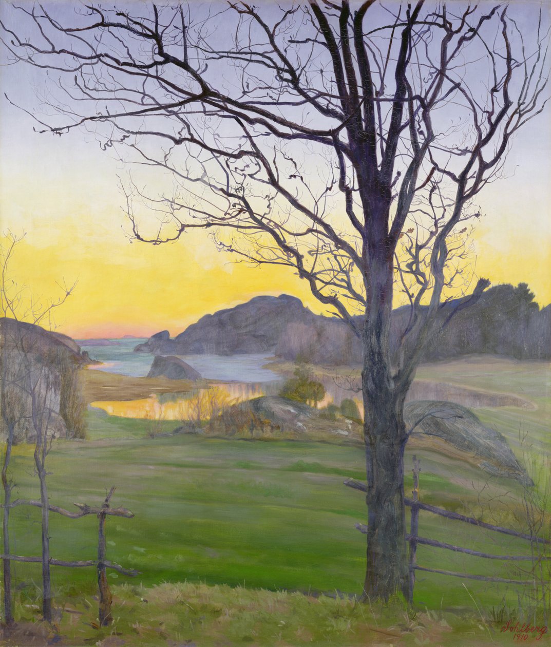Paisagem de Outono de Harald Oscar Sohlberg
