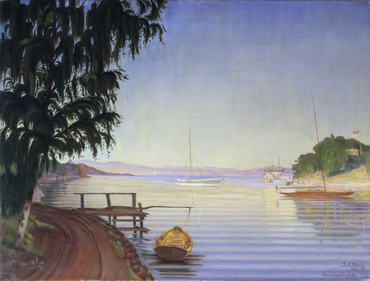 Da Baía de Nærsnes de Harald Oscar Sohlberg