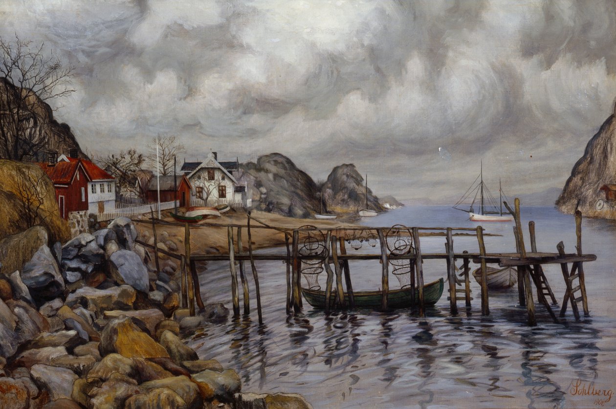 De um porto de Harald Oscar Sohlberg