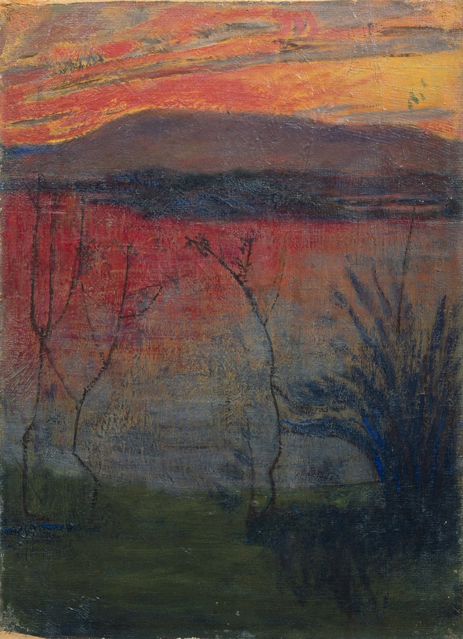 Brilho nocturno de Harald Oscar Sohlberg