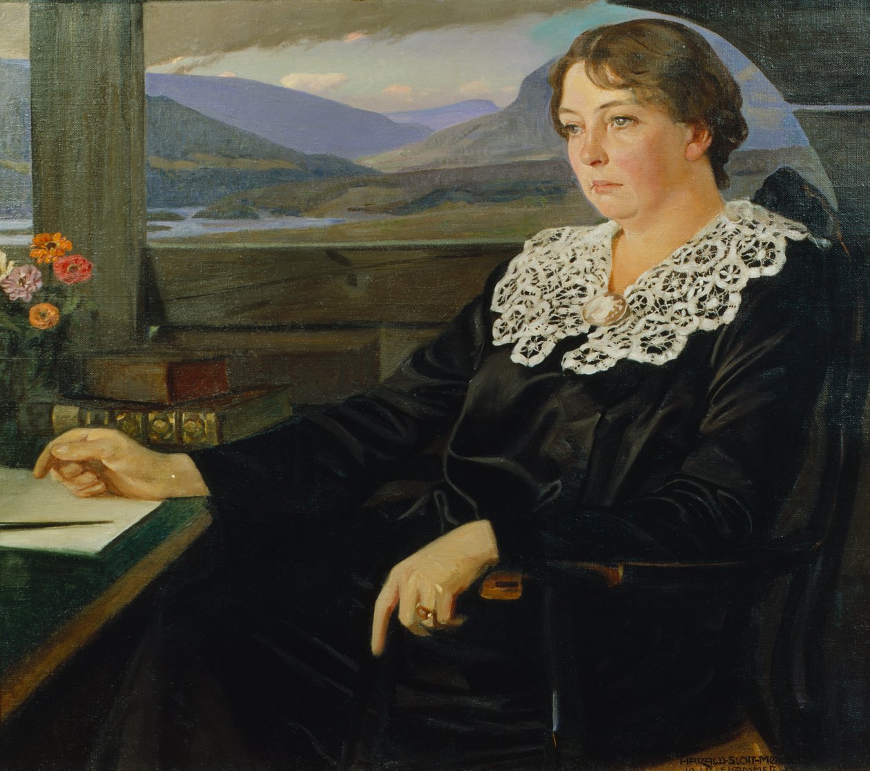 Autor Sigrid Undset de Harald Slott Moller