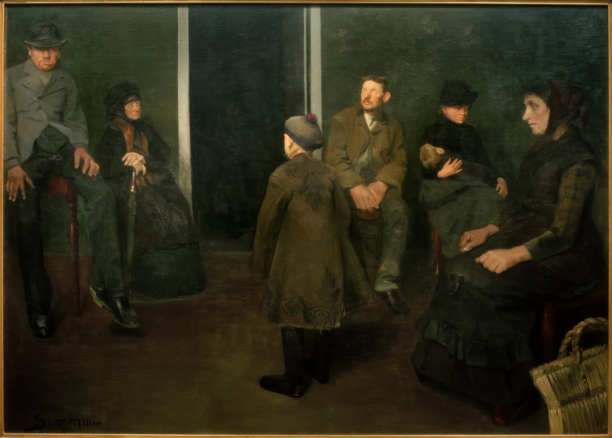 Os pobres. Sala de espera da morte de Harald Slott Moller