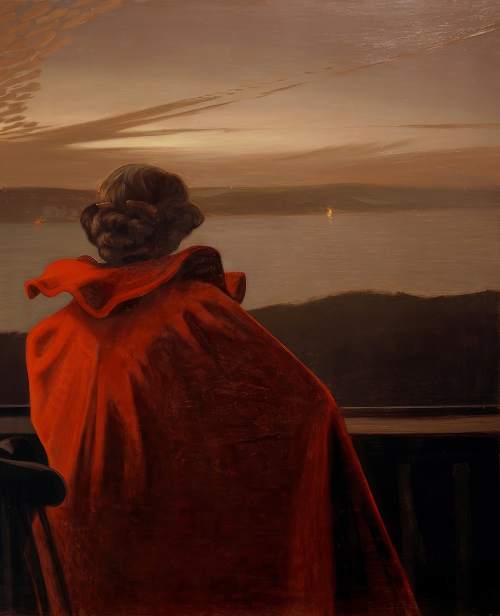Noite de verão no Fiorde de Vejle de Harald Slott Moller