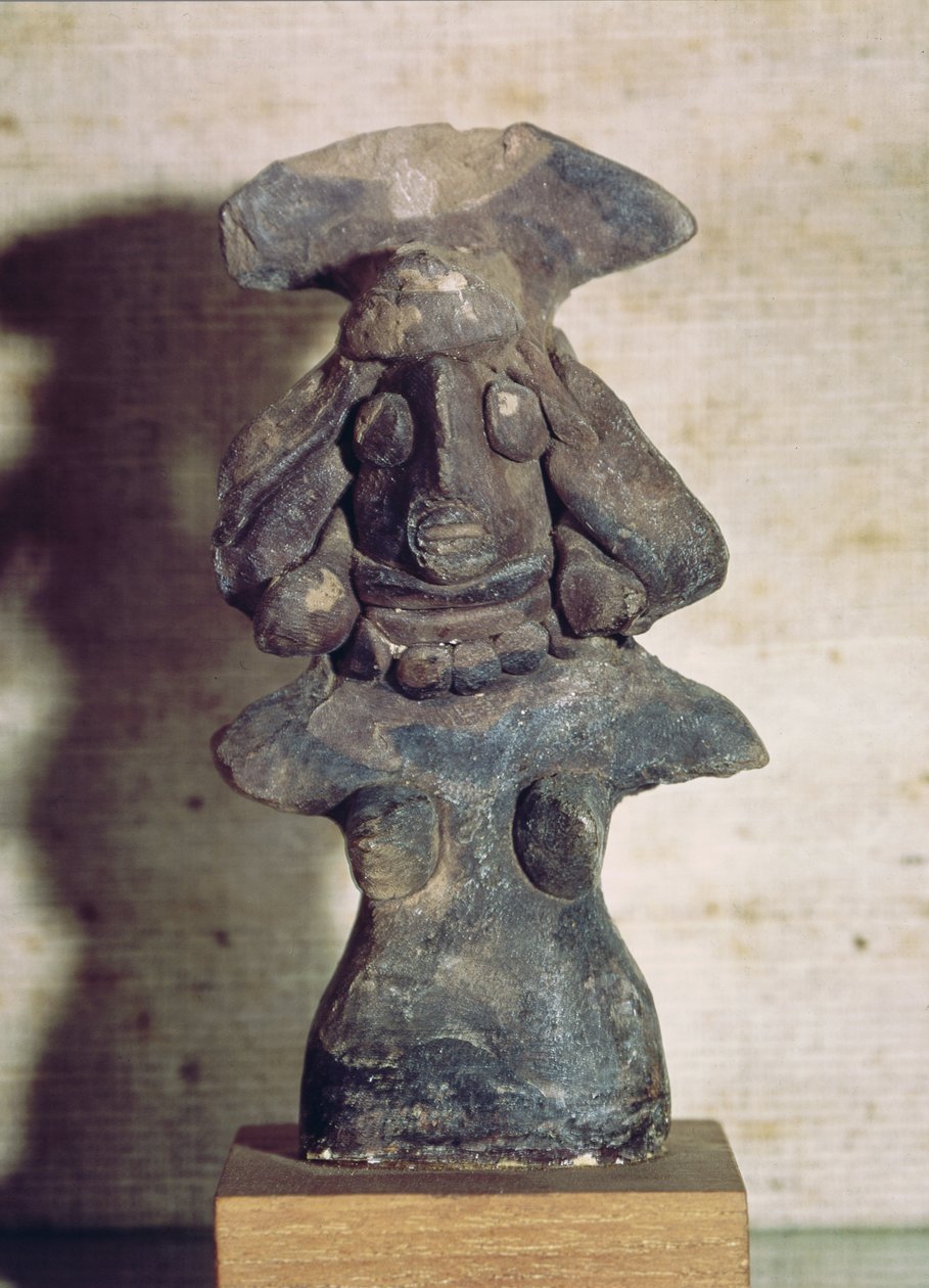 Figura de uma Deusa Mãe, de Mohenjo-Daro, Vale do Indo, Paquistão, 3000-1500 aC de Harappan