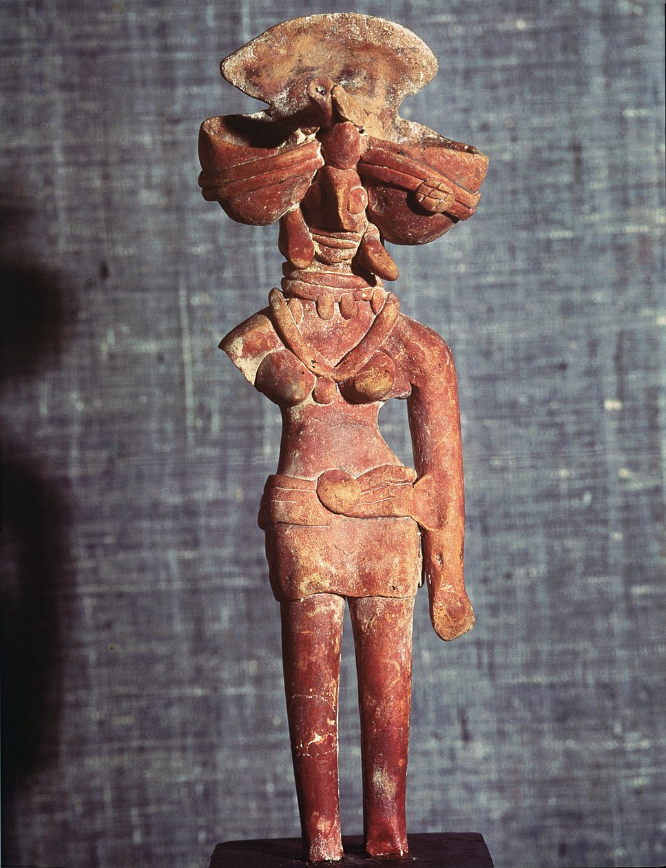 Figura de uma Deusa Mãe, de Mohenjo-Daro, Vale do Indo, Paquistão, 3000-1500 aC de Harappan