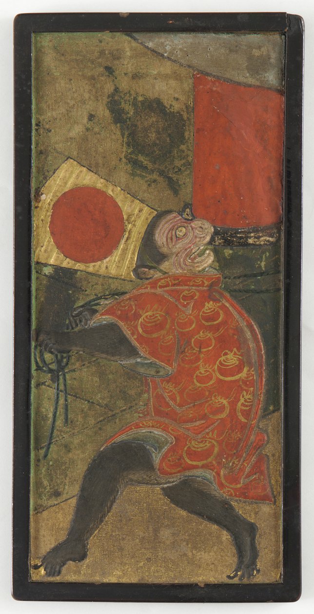 Painel, período Edo, final do século XVII a meados do século XVIII. de Haritsu Ogawa